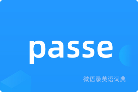 passe