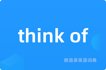 think of